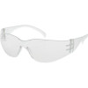 Majestic 85-1100CLR Crosswind Safety Glasses, Clear Lens, Polycarbonate Lens/Frame, Hard/Anti-scratch Coating, Clear Frame
