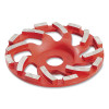 Metabo 628205000 Diamond Cup Grinding Wheel, 5 in dia, 7/8 in Arbor, 16 Segments, 12200 RPM