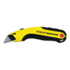 Stanley 10778 FATMAX Retractable Utility Knife, 6-5/8 in L, Carbon Steel, Metal/Rubber, Yellow/Black