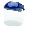 MCR Safety 103 Ratchet Take-Up Headgear, Blue, Polycarbonate