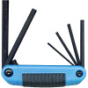 Eklind Tool 25161 Ergo-Fold Hex Key Sets, 6 per set, Hex Tip, Metric