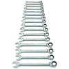 GEARWRENCH 9416 16 Pc. Combination Ratcheting Wrench Sets, Metric