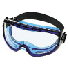 KleenGuard 18624 Monogoggle XTR Goggle, Clear/Blue, Indirect Ventilation, Anti-Fog