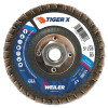Weiler 51228 Tiger X Flap Disc, 4-1/2 in dia, 80 Grit, 5/8 in - 11, 13000 rpm, Type 27