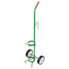 Anthony 6105 D/E Size Cylinder Transport Cart, Single, 12 in W x 41 in H x 10 in D, 6 in Semi-Pneumatic Wheels, Gurney/Mask Hooks