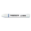 Markal 80350 Lumber Crayon #200, 1/2 in dia, 4.75 in L, White