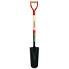 RAZOR-BACK 47202 Drain Spade, 14 in L x 4.75 in W Round Blade, 29 in North American Hardwood Steel/Wood D-Grip Handle