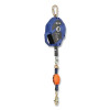 DBI-SALA 7100311418 Smart Lock Self Retracting Lifeline, 30 ft L, Swivel Snap Hook, 420 lb, Galvanized Steel, Edge, Modular, Single Leg