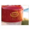 Eagle UI25FS Type I Safety Can 2-1/2 Gallon 24 Gauge Galvanized Steel Red with Funnel Flammables