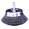 Weiler 14301 Model UC-14 Stem Mounted Crimped Wire Cup Brush 1-3/4 In x 0.0118 In Steel