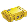 Pelican 1170000240 Protector Case, 0.12 ft, 11.64 in L x 8.34 in W x 3.78 in H, Yellow, with Foam