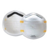 Gerson 1730 N95 Particulate Respirator, Nose and Mouth, Universal, Non-Oil Based Particulates, White