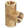 Western Enterprises BFT4HP Pipe Thread Tee, 3-Way Connector, 3000 psig, Brass