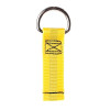DBI-SALA 1500007 D-ring Attachment, 1500007, 1 in W x 3.5 in L, Webbed Nylon, Yellow