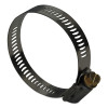 Dixon Valve HS36 HS Series Worm Gear Clamp, 1-13/16 in to 2-3/4 in Hose OD, 1/2 in W, Stainless Steel, Chrome Zinc-Plated Steel