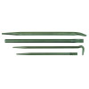 Mayhew Tools 76284 4 Piece EC Pry Bar Sets, 14 & 20in Line-Up; 16in Rolling Head; 18 in Chisel