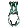 MSA 10196642 V-Form Full Body Harness Standard Back D-Ring Chest Tongue Leg Buckles