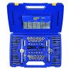 Irwin 26377 117-Pc Machine Screw/Fractional/Metric Tap & Hex Die and Drill Bit Deluxe Set, Includes Plastic Case
