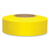Presco TFYG Taffeta Flagging Tape, 1-3/16 in x 150 ft, Flourescent Yellow