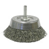 Weiler 14302 Model UC-22 Stem Mounted Crimped Wire Cup Brush 2-3/4 In x 0.0118 In Steel