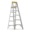 Werner 376 Aluminum Stepladder, 376, Type IA, 6 ft L, 23 in W, 300 lb Load Capacity