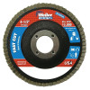 Weiler 31343 Wolverine Abrasive Flap Disc 4-1/2 In x 7/8 In Arbor 36 Grit 13000 RPM Type 29
