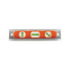 Klein Tools 935R Torpedo Levels, 9 in, 3 Vials, Aluminium, Magnetic, V-Grooved