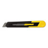 Stanley 10151 Quick Point Knife, 6-1/2 in, Snap-Off, Carbon Steel, Black/Yellow