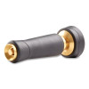 Gilmour 805282-1001 Large Brass Straight Twist Water Nozzle Rubber Grip