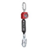 PROTECTA 3100507 PROTECTA Personal Self Retracting Lifeline, 6 ft, Web ,Carabiner Top Connector, Swivel Snap Hook, 310 lb, Single Leg