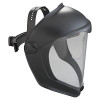 Uvex by PIP S8510 Bionic Face Shield Clear Polycarbonate Lens Matte Black Frame