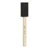 Rubberset 99081610 Foam Brushes, 1 in W, Foam, Wood handle