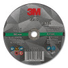 3M 7100139215 Silver Cut-Off Wheel, Precision Shaped Ceramic, T1, 4 in dia x 3/8 in dia Arbor x 0.060 in Thick, 36+, 19100 RPM