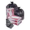 Pitt Plastics MR24339MK HD Mini Roll Trash Liner, 12 to 16 gal, 6 , 24 in W x 33 in H, Black