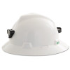 MSA 460069 V-Gard Full Brim Hat White with Staz-On Suspension