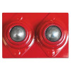Best Welds PSBTH2 Ball Transfer Head for V-Head Pipe Stands, Dual Ball, Carbon Steel, 1000 lb Cap