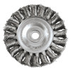 Weiler 08264 Model ST-3 Standard Twist Knot Wire Wheel 3 In x 3/8 In 0.014 In Stainless Steel