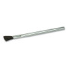 Weiler 44088 Acid/Flux Brush,  5/16 in W, 3/4 in Trim, Black Horsehair, Tin Ferrule handle