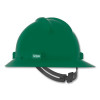 MSA 454735 V-Gard Slotted Full Brim Hat Green