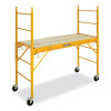 Werner SRS-72 Baker Rolling Scaffolding, 6 ft, Steel, 1000 lb Load Capacity