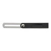 Stanley 46825 Joiners' Sliding Bevel, 8 in L, Stainless Steel blade, Plastic Handle, Silver/ Black
