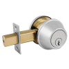 Master Lock DSC0632DKAMKKA3AA Commercial Grade 2 BumpStop Door Hardware, Single Cylinder Deadbolt, Schlage C Compatible, Satin Chrome Finish, Set of 3