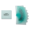 Jackson Safety 46915 TRANSLIGHT 555 + Safety Plate, 4-1/2 in W, Internal, Polycarbonate, Clear