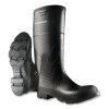 Dunlop Protective Footwear 8662200.11 Economy Steel Toe/Midsole Rubber Boots, Men's 11, 16 in Boot, PVC, Black