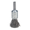 Weiler 10024 Model EBA-22 Crimped Wire Solid End Brush Stainless Steel 1 In x 0.020 In Wire 22000 RPM