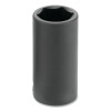 Grey Pneumatic 1018R Impact Socket, 3/8 in Drive Size, 9/16 in Socket Size, Hex, 6-point, Standard Length