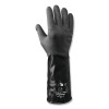 Showa 875R-08 Butyl Chemical Resistant Gloves Medium Black Rough Finish