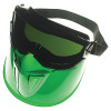 KleenGuard 18633 V90 Shield with Monogoggle XTR OTG Goggles, Universal, IRUV Shade 5.0 Lens, Anti-Fog, Black