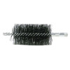 Weiler 44035 1-1/4" Double Spiral Flue Brush, .012 Steel Fill