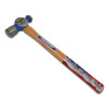 Vaughan TC120 Commercial Ball Pein Hammer, Hickory Handle, 15 in, Forged Steel 20 oz Head
